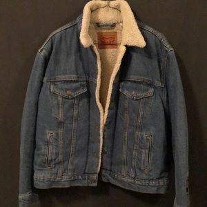 Levi Strauss Fleece Lined Denim Jacket